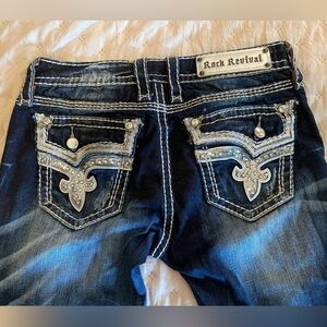 Rock Revival “Kai” boot cut jean, size 29, 32” inseam